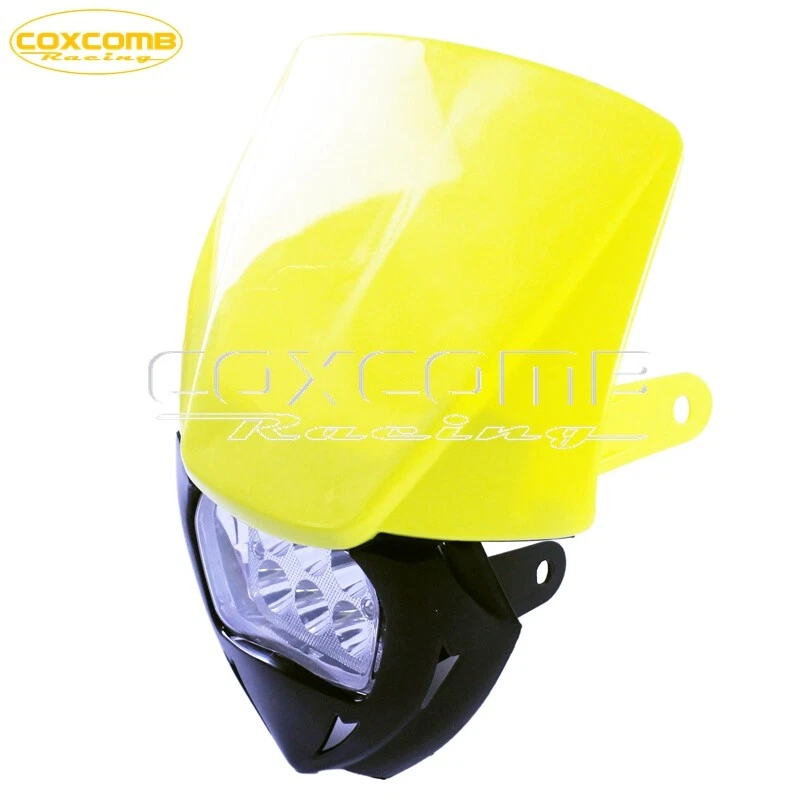 Carenado Faro LED Faro Faro para Suzuki RM125 RM250 RM400 RMX250 RMZ250 DRZ Foto 4 de 4