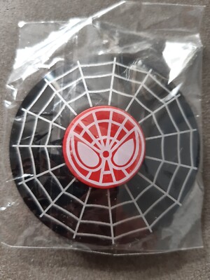 SPIDERMAN Spiral/Web  Black/ Red Edition, schwarz/Rot  Fidget Spinner Metall NEU