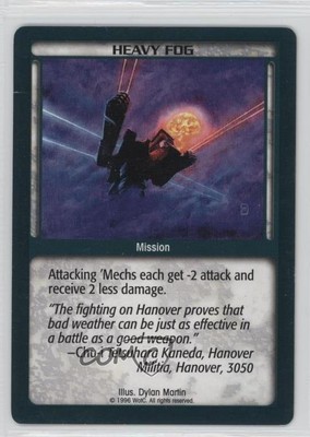 1996-98 Battletech CCG Heavy Fog 2s8