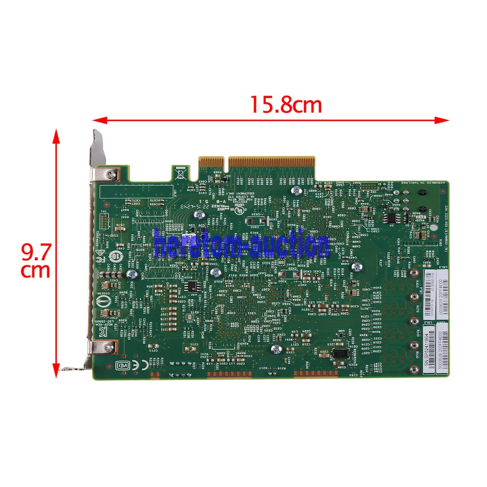 New Sealed LSI 9300-16i 16-port LSI00447 12GB/s Host Bus Adapter 03-25600-01B - Image 2 of 4