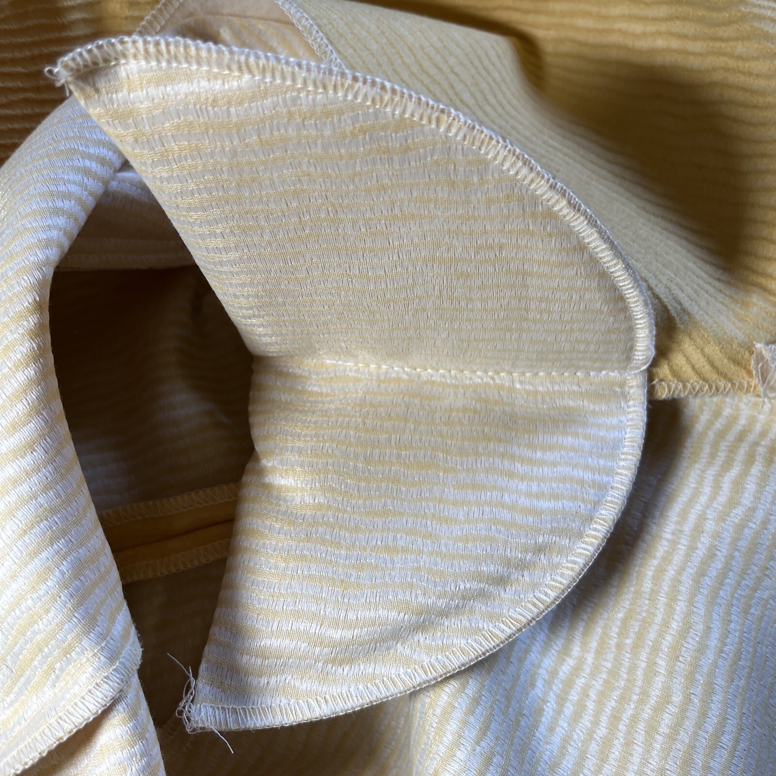 Giacca pony donna S dipinta unica USA giallo velluto a coste spalline