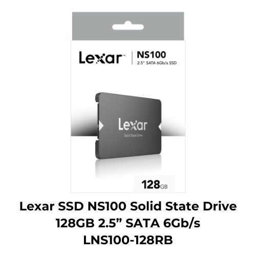 Lexar SSD NS100 Solid State Drive Disk 128GB 2.5” SATA 6Gb/s