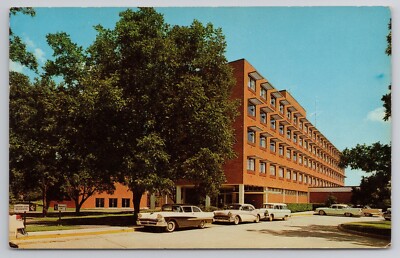 c1960 Postcard Center For Continuing Education University Of GA Athens Cars