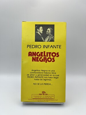 Angelitos Negros Lo Mejor De Pedro Infante Rare VHS
