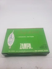 vintage Lot Of(4)zampa decorative light bulbs03457 rainbow candelabra 40wt 120v