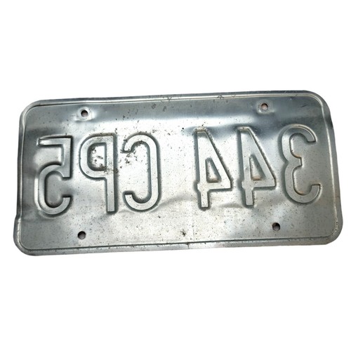 Green Blue White Missouri Collectable BL6 License Plate Show Me State Exp Tag C - Afbeelding 2 van 2