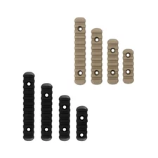 4PCS Polymer Picatinny Rail Section 5 7 9 11 Slots Set for M-LOK Rail