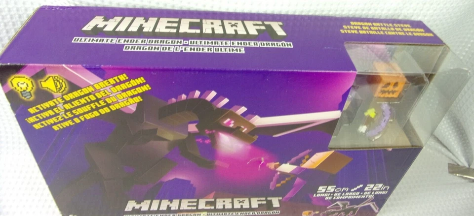 Minecraft Ultimate Ender Dragon, Battle Steve Fig Lights & Sounds Novo na caixa DMG *Leia* - Imagem 3 de 4