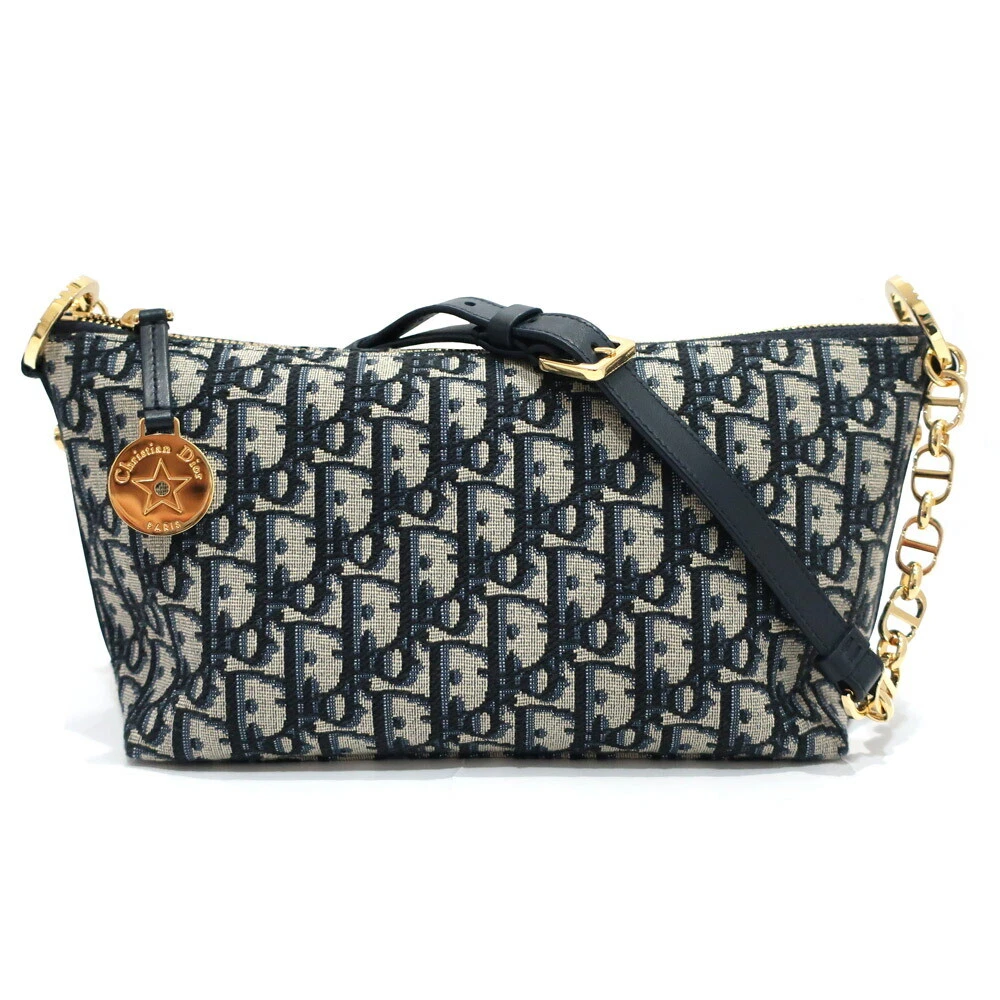 SAC HOBO AUTHENTIQUE CHRISTIAN DIOR ÉTOILE ÉPAULE BUG S3202UTZQ M928 COTON OBLIQUE