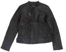 New Diesel Vintage Leather Jacket Womens With Tags Size Xs Rare Find
