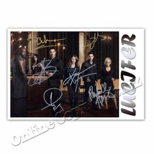 LUCIFER  Tom Ellis, Lauren German, Kevin Alejandro, Leslie-Ann Brandt  Autogramm