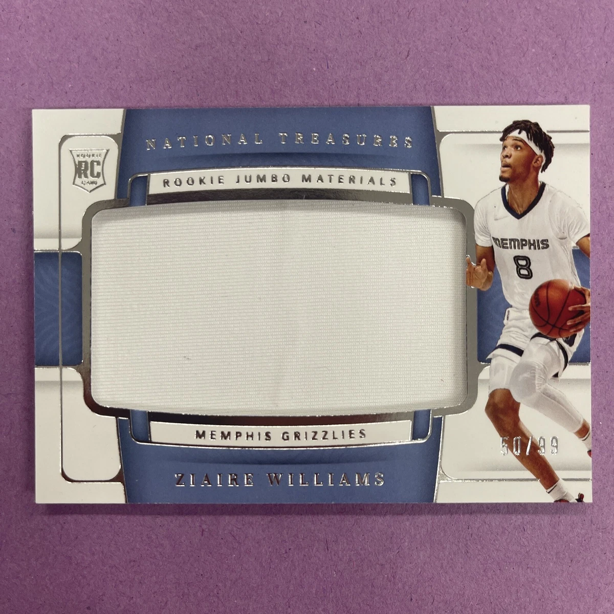 2021-22 Panini National Treasures - Ziaire Williams #RJM-ZWL for