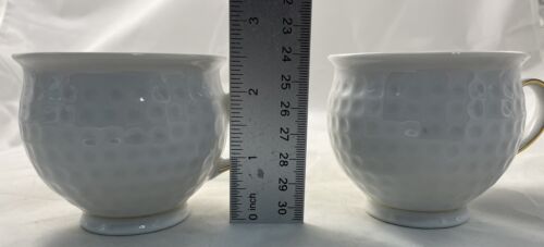Juego de té para pelotas de golf crema de azúcar y 2 tazas porcelana Moritz Zdekauer vintage - Imagen 8 de 12