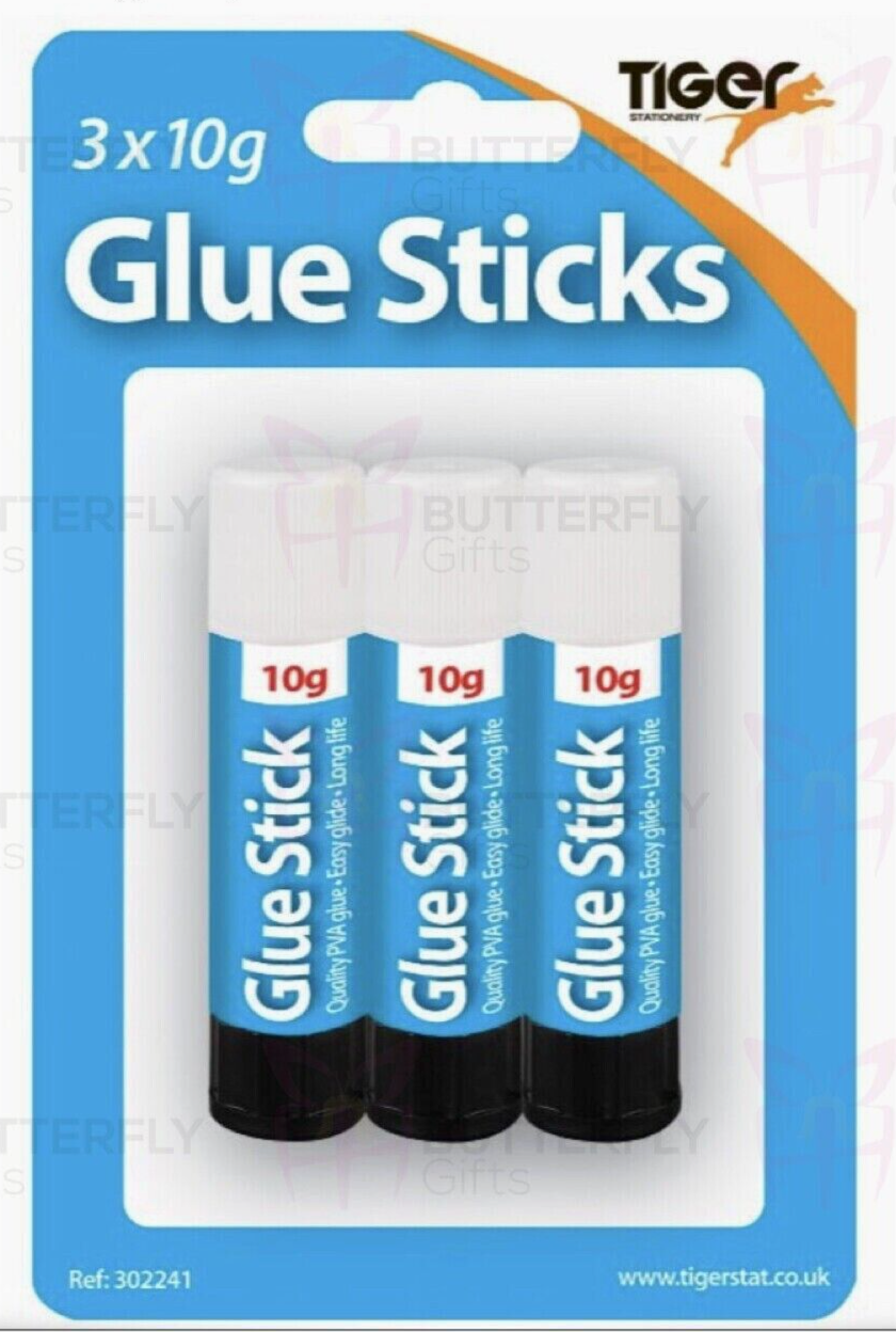 Tiger PVA Glue Sticks Triple Pack