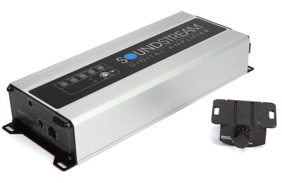 Soundstream DPA1.2000D Compact Digital Class D Subwoofer Car Amplifier LCD Panel