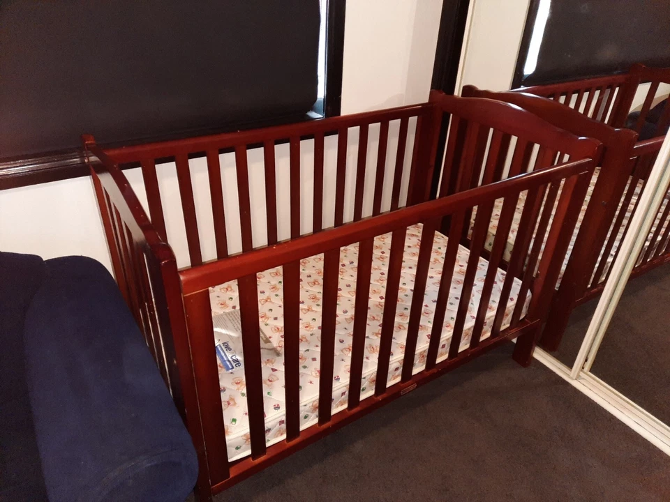 Cot and Change Table - image 2 of 4