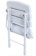 Wall Mounted Shower Seat Folding Bathroom Mobility With Legs Strong Fold Up Down