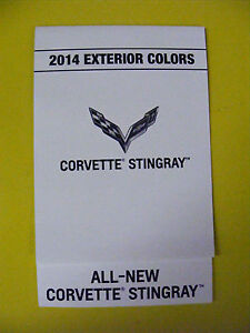 2014 Chevrolet Color Chart