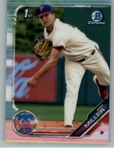 2019 Bowman Chrome Draft Refractors #BDC191 Erik Miller (ref 129797)
