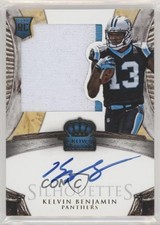 2014 Crown Royale Rookie Silhouettes RPS Gold 23/49 Kelvin Benjamin Auto 03xg