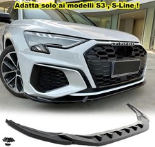 Per AUDI S3 A3 S-Line IV 8Y 2020-2023 Separatore labbro del paraurti anteriore