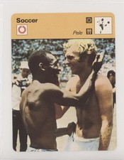 1977 Sportscasters Series 10 United Kingdom Lausanne Pele Bobby Moore #10-12 4hj