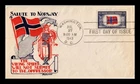 DR JIM STAMPS US COVER NORWAY OVERRUN COUNTRIES FDC KNAPP FLEETWOOD CACHET