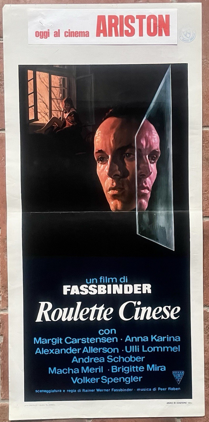 Locandina originale film Roulette cinese (1976) - Regia di Rainer Werner Fassbinder