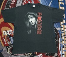 Vintage Eminem Shirt 2002 The Eminem Show Album Concert Tour XL Anvil