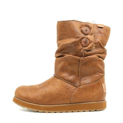 Skechers Damen SN 48367 Stiefel Braun Kunstleder Rutschfest Australia EU 40