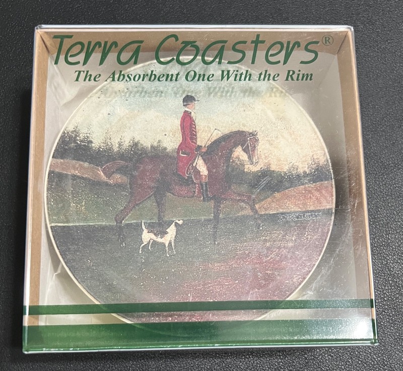 Terra Coasters 4 piece set. Horses