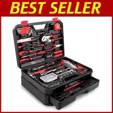 Complete 325 Pc Tool Set - Home/Auto Repair Kit with Case