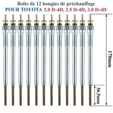 Bougies de préchauffage Toyota LANDCRUISER