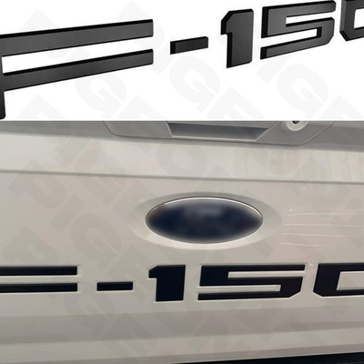 #ad #ad 3D Tailgate Insert Letter For 2021 26 F 150 Accessories XL XLT Black Rear Emblem $24.64