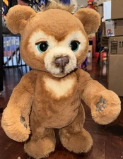 FurReal Cubby Curious Teddy Bear Interactive Plush Toy Hasbro Works SEE VIDEO!
