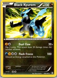 Black Kyurem 100/149 Boundaries Crossed Holo Rare
