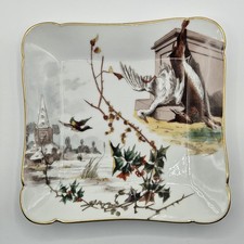 Set of 8 Antique Haviland Limoges Porcelain Game Bird Still Life Plates CFH GDM