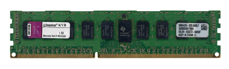 Server Memory Kingston 2GB DDR3 2Rx4 1066MHz PC3-8500R Reg ECC - Image 2 of 2