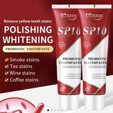 2PACK Sp 10 Pasta Dental Ultra Whitening Sp10 Probiotic Toothpaste