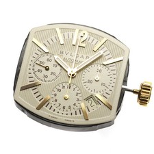 Bvlgari Movement ETA cal.2094 Date Mens Wrist Watch Parts Beige Color For Parts
