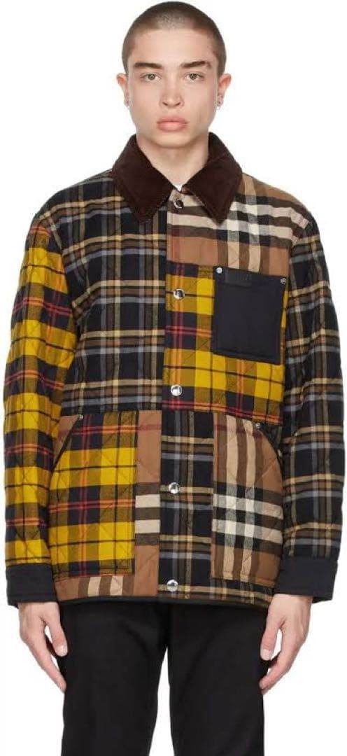 2023 Burberry Jacket with Check Patchwork Design - image 2