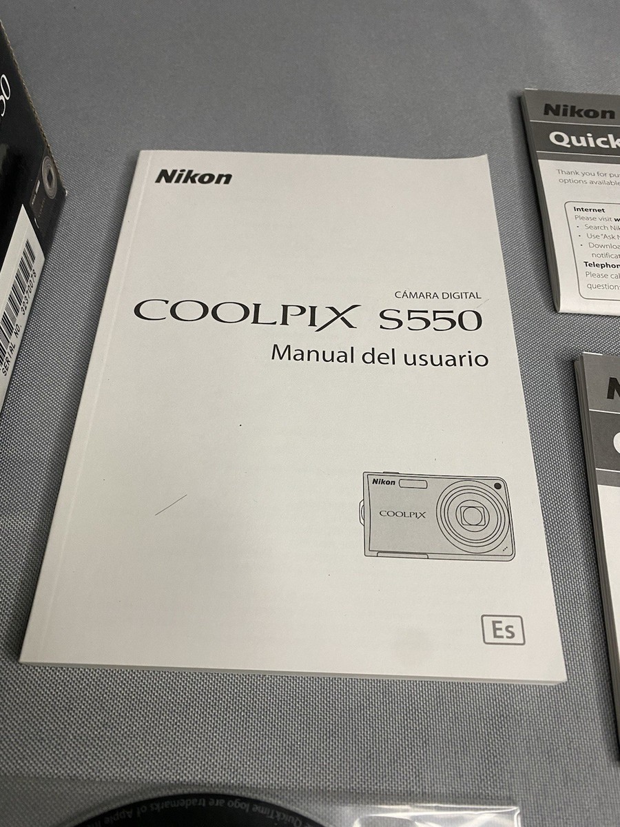 Nikon COOLPIX S550 10.0MP Digital Camera - Graphite black for sale