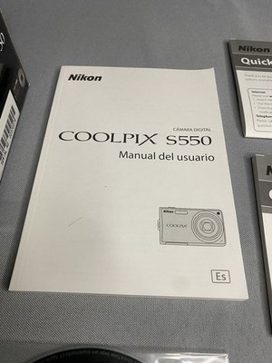 Nikon COOLPIX S550 10.0MP Digital Camera - Graphite black for sale