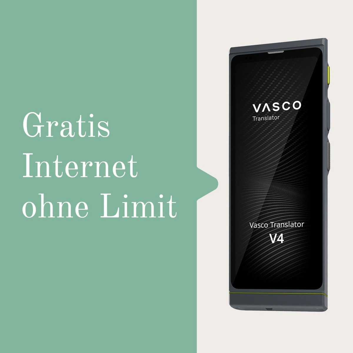 Vasco V4 Language Translator Device | 108 Languages | Free