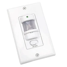 White 220V PIR Motion Sensor Light Switch Detector Infrared Wall Occupancy