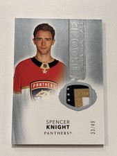 Spencer Knight 2021-22 Upper Deck The Cup Rookie Class Of 2022 Patch /49