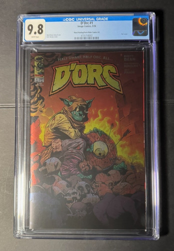 D’ORC #1 3RD PRINT RD BROWN FOIL CGC 9.8 VARIANT LTD 444 C2E2