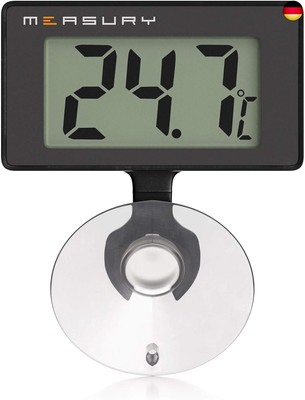 Measury Aquarium Thermometer Wasserdicht, Digitales Aquarien Thermometer für 
