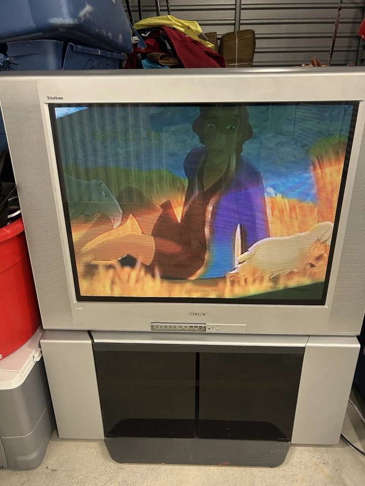 Controle remoto Sony Trinitron KV-36FS100 36 CRT TV retrogaming TV SUPORTE *ENTREGAR - Imagem 2 de 4