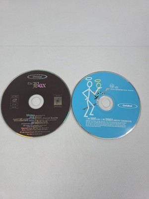 ORBITAL Promo CD Singles Lot of 2 - The Box & The Saint & The Sinner